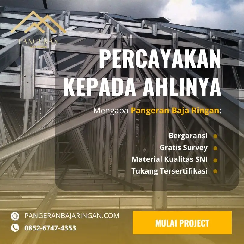 pangeran baja ringan - jasa tukang pasang atap baja ringan terbaik